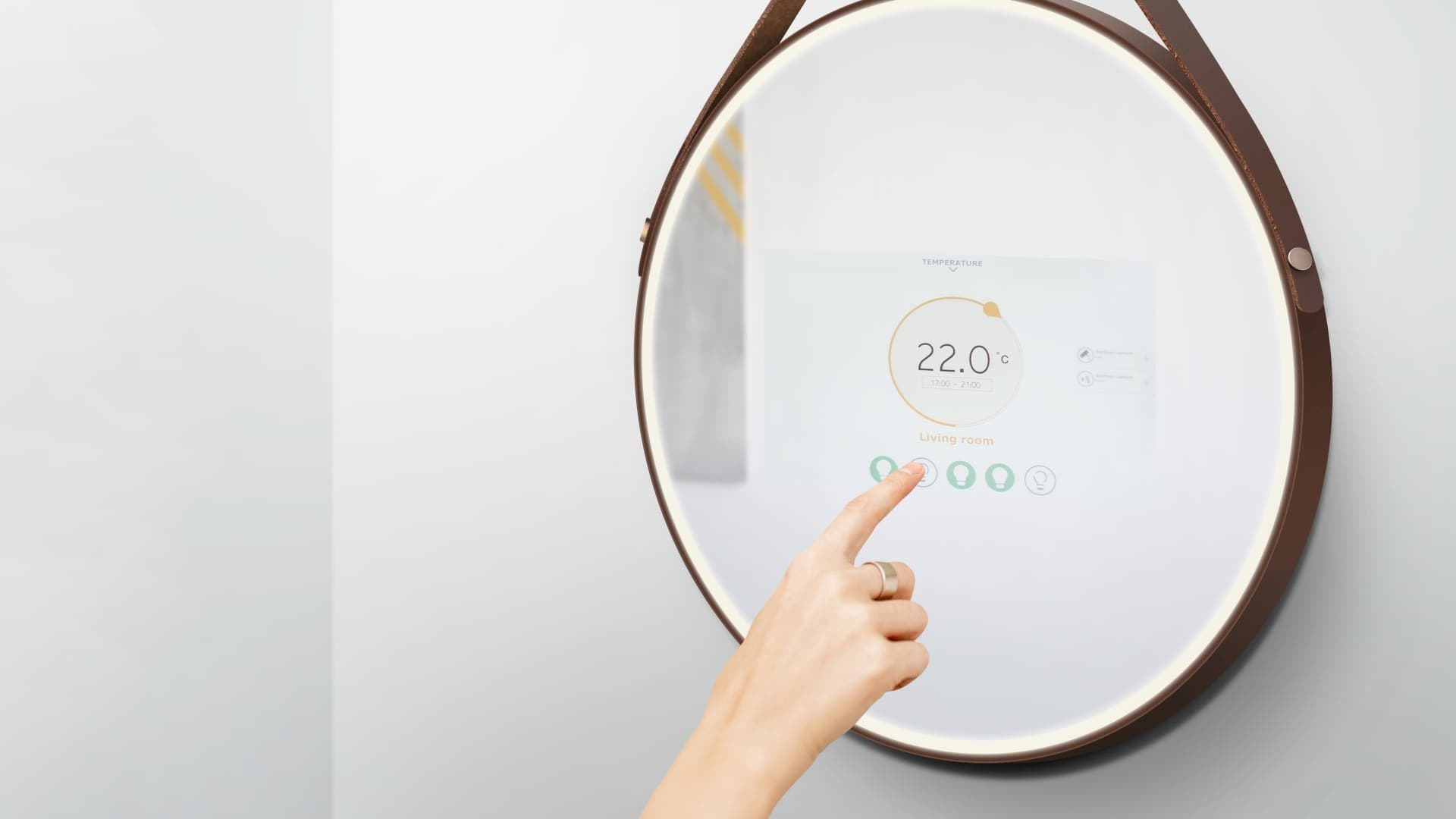 touchscreen smart mirror