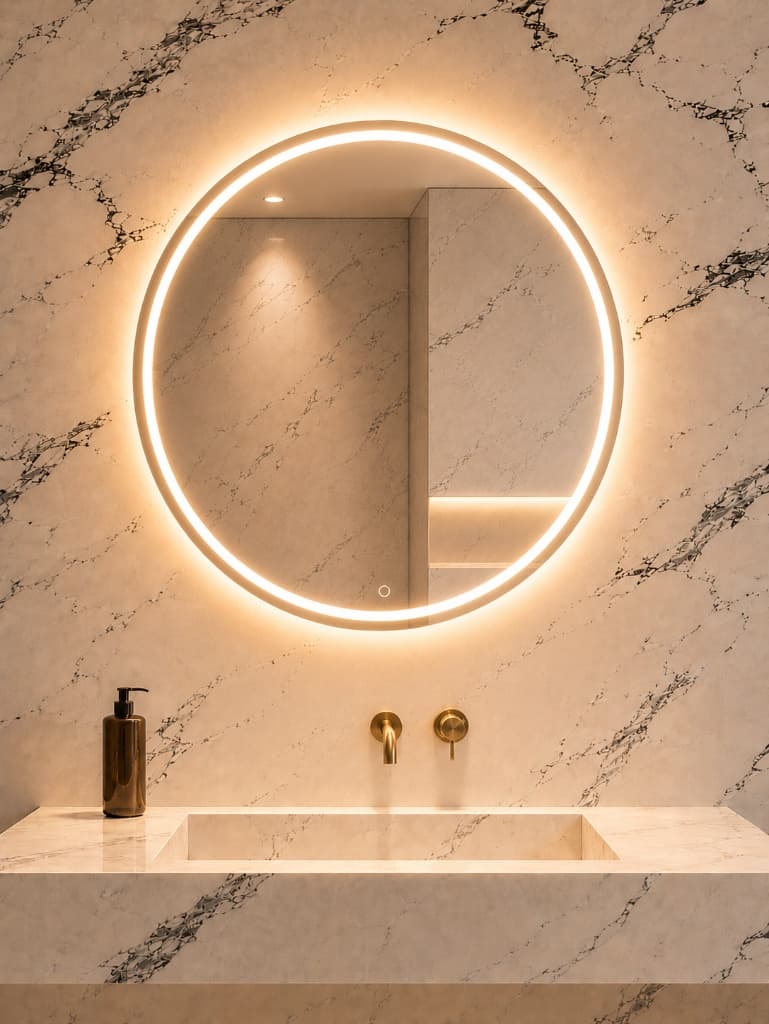 ROUND LED MIRRORS — Hilo Mirrors
